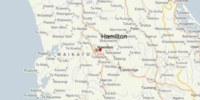 Harta hamilton, noua zeelandă