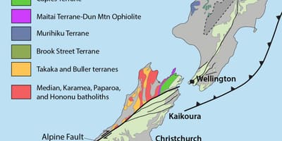 Harta noua zeelandă resurselor naturale
